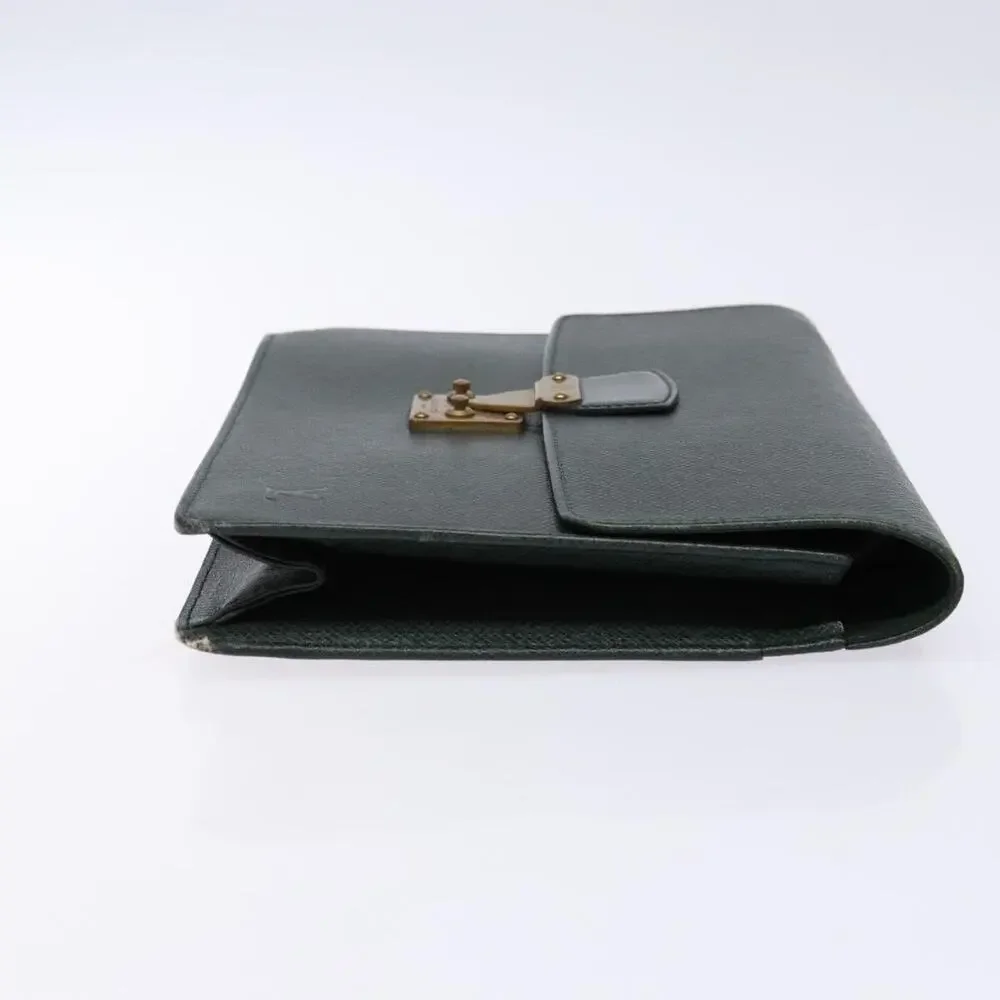 Louis Vuitton Taiga Pochette Kourad Clutch Bag Green